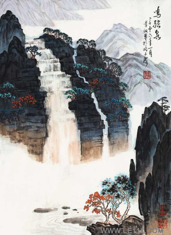 李汉平的作品“鸣弦泉”